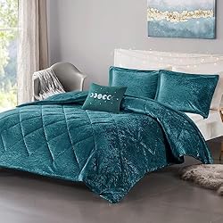 Intelligent Design Queen Comforter Set, Velvet