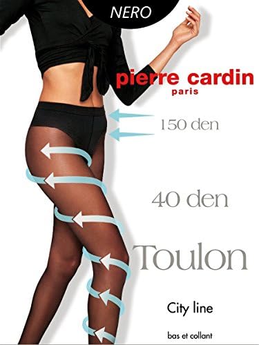 Pierre Cardin Toulon & Corsica 40 Den Body Slimming Semi Opaque Sheer Tights Stockings for Women