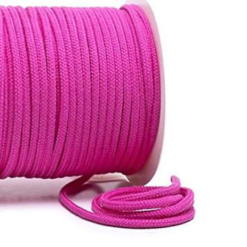 Baumwollkordel 6 mm, pink, 2m, 100% Baumwolle, Fb.035