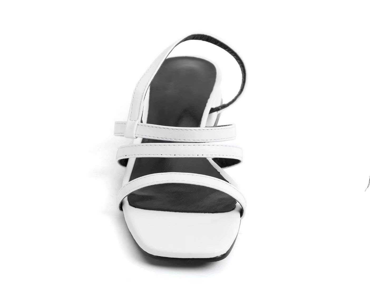 Greatonu Women Low Heel Summer Square Head Sandals - Image 4