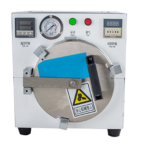 Tinsay Mini Autoclave Bubble Remover Adhesive Sticker LCD Air Bubble Remove Machine LCD Screen Bubble Remover for Glass Refurbishment-USA Delivery, 3-6 Days