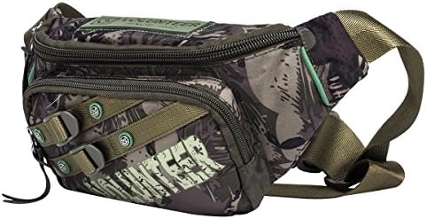 Waist Bag Fanny Pack Travel Pocket Camo Sling Shoulder Daypack Military Pack for Man Women Adjustable Belt for Cycling, Hiking, Campion, Tactical, Gym, Outdoor Sport