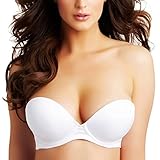 La Isla Women's Underwire Padded Uplift Cups Convertible Strapless Push Up Bra
