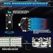 Rigidhorse LED Light Bar 5 Row 10 inch 360W 15000LM Flood Spot Combo Beam Light Bar LED Driving Light for Pickup SUV ATV UTV Truck Boat, 5 Year Warranty
