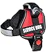 ALBCORP Service Dog Vest Harness – Reflective, No-Pull Harness with Handle & Comfy Mesh Padding – Sizes XXS-XL for Puppies, Small & Large Dogs – 2 Removable Service Patches Included (XS, Red)