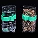 BLSMU Parakeet Water Dispenser,No-Mess Parrot Feeder,Parakeet Waterer,Cockatiel Cage Accessories,Automatic Feeding for Budgies,Finch and Other Bird 2Pcsthumb 2