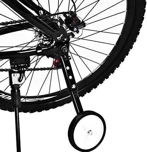 Heitamy Training Wheels, 1 Pair 16 to 22 inch Variable Speed Bicycle Training Wheels for Kids Bikes, Adjustable Heavy Duty Rear Wheel Training Wheels