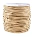 Mandala Crafts 2mm Tan Blind Strings Lift Shade Cord - 109 Yards Braided Nylon Cord for Roman Shades, Curtain String, and Blinds Repair or Replacement