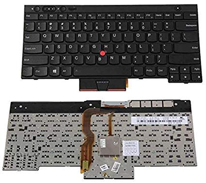 TellusRem Laptop Keyboard Replacement with Pointer(no Backlit) Compatible with Lenovo IBM ThinkPad T430 T430S T430I X230 X230T X230I T530 W530 (Not Fit T430U X230S)