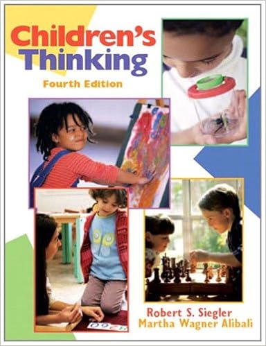 Children S Thinking 4th Edition 9780131113848 Robert S Siegler Martha Wagner Alibali Libros  Children S Thinking 4th Edition 9780131113848 Robert S Siegler Martha Wagner Alibali Libros