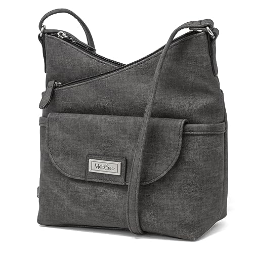 MultiSac Vista Crossbody Bag Purse for Women, Femme, Noir, Einheitsgröße