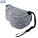 JJC Grey Water Resistant Ultra Light Neoprene Camera Case, Pouch Bag, Compatible with Sony a6600 a6500 a6400 a6300 a6100 a6000 a5100 +16-50mm Lens Pancake Lense & Panasonic LX100 LX100 II Sigma FP
