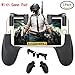 Game Controller, Yobenki Game Pad Sensitive Shoot and Aim Keys Joysticks Shooter Controller for PUBG/Knives Out/Rules of Survial Gaming Triggers for IOS and Android(left and right) (Holder+gen 2)