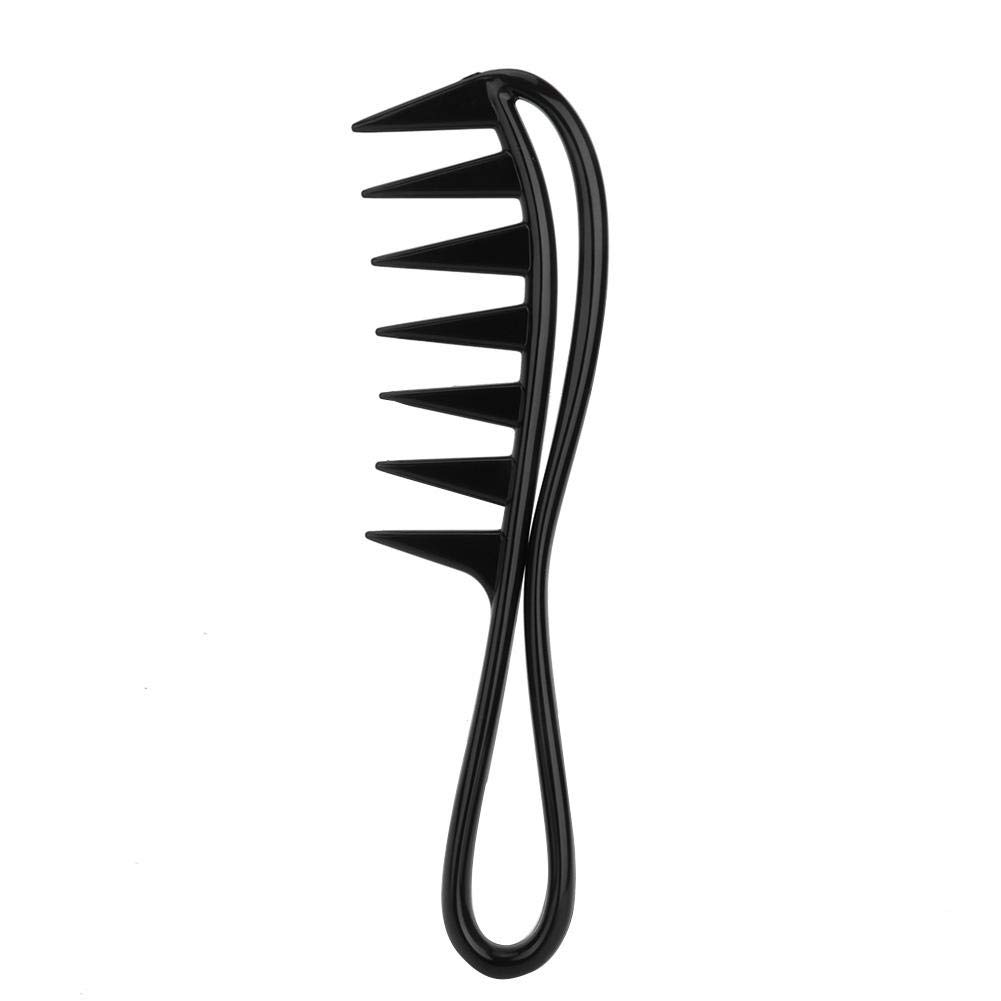 2pcs Professional Salon Wide Teeth Shark Comb Curly Hair Hairdressing Comb Hair Styling Tool No Hair Suitable for all Hair Types