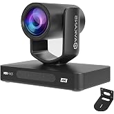 4K HDMI PTZ Camera NDI AI Auto Tracking 20X Optical Zoom Video Camera | 4K HDMI PTZ Camera, NDI HX2/NDI HX3, SDI, HDMI, USB Outputs, Live Stream for Church, Worship Education(NDI Key included)
