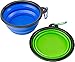 Collapsible Dog Bowl Designed by Friends Forever, Foldable Expandable Cup Dish for Pet Food Water, USDA / FDA Recommended BPA Free Silicone