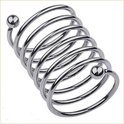 Bondage Masters Penis Glans Cock Ring Spiral Shaft Stimulator, 28 mm