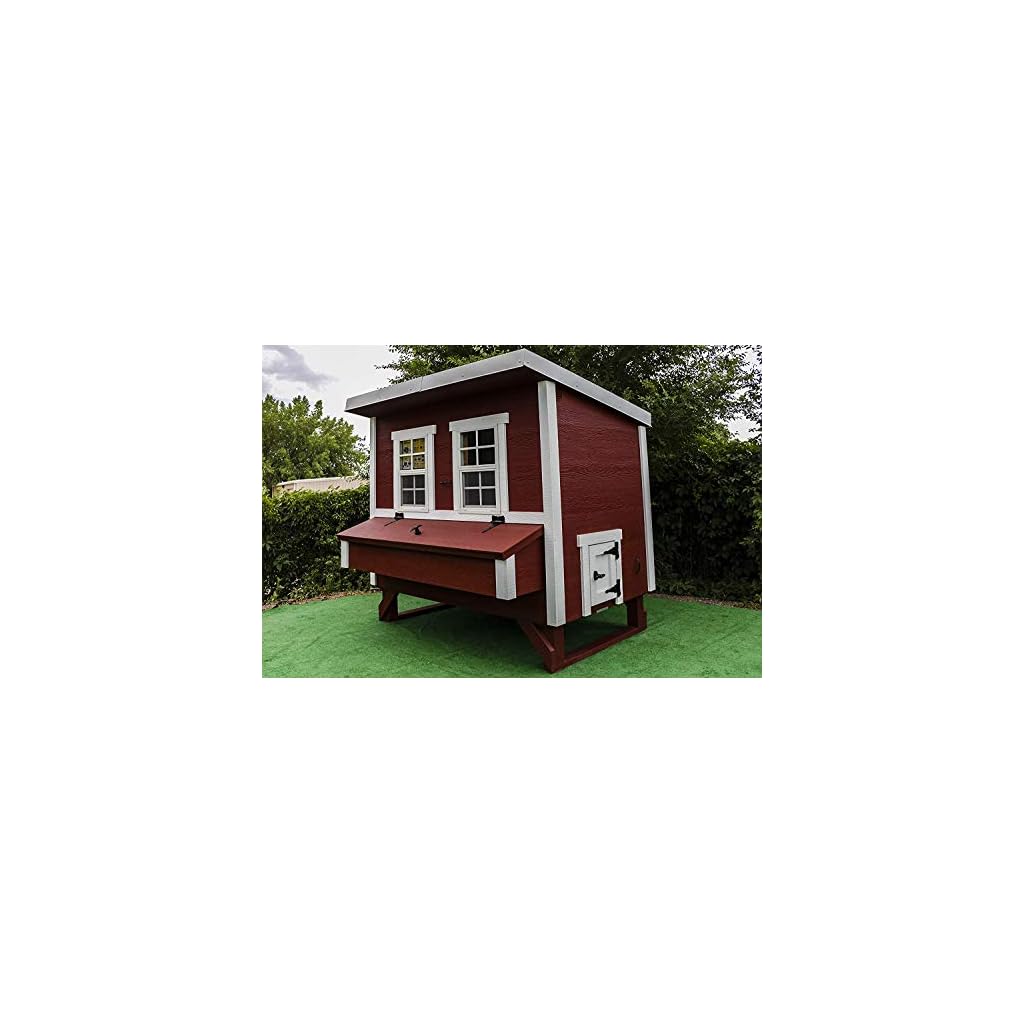 OverEZ Large Chicken Coop for Up to 15 Chickens Nesting Box Large