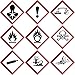 GHS Pictogram Labels, 1/2