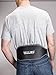 Valeo VRL 6-Inch Padded Leather Lifting Belt for Men and Women with Back Support for Weightlifting and Suede Lined Foam Lumbar Pad