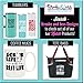 Large Nursing Tote Bags for Nurses - Perfect for Work, Gifts for CNA, RN, Nursing Students (Nursing Work of Heart Black)