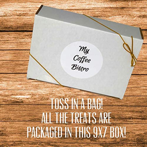 Coffee Gift Box Set, Shortbread Cookies, Hot Cocoa, and Tea