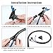Cable Bundler Organizer Flexible & Expandable Cable Management Sleeve Coiled Tube Cable Collector- Dia. 0.87 Inch 9.5 Foot Length Black