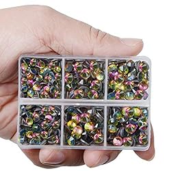 LPBeads 6400 Pieces Hotfix Rhinestones Vitrail