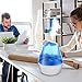 TaoTronics 3.5L Ultrasonic Cool Mist Air Humidifier for Bedroom with Filter, Mechanical Switch, Low Water Protection -(3.5L/0.92 Gallon, US 110V)