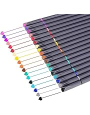 iBayam Journal Planner Pens Colored Pens Fine Point Markers Fine Tip Drawing Pens Porous Fineliner Pen for Bullet Journaling Writing Note Taking Calendar Coloring Art Office School Supplies, 18 Colors