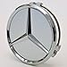 Mercedes Benz Wheel Center Caps - Silver - Set of 4 Raised Chrome Star - 75mm/ 3 Inch - Mercedes Benz Wheel Caps – Mercedes Center Caps - Mercedes Wheel Caps - Mercedes Benz Center Wheel Caps