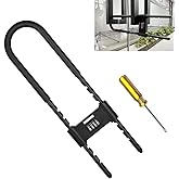 HESHANGWL Combination Bike Lock，Bike Lock U Lock | 16mm hardened steel U-lock, anti-cutting &amp; anti-hydraulic-shear, adjustable 160-270mm, 4-digit combo with reset tool.