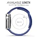 Huanlong 38mm Soft Silicone Sport Style Replacement Band Iwatch Strap for Apple Wrist Watch Series 1 Series 2 Series 3 (Mint Geen 38mm S/M)