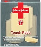 Johnson & Johnson Tough Pads, 4-Count Pads (Pack of 4)