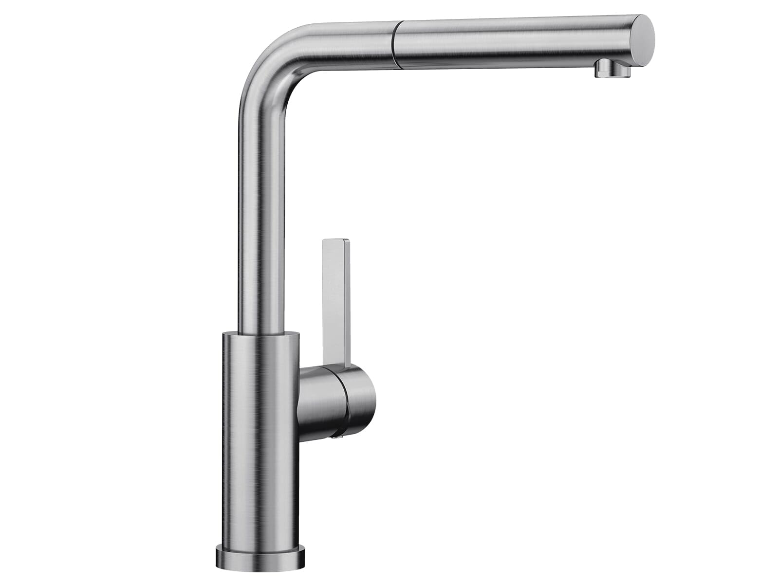 BLANCO 526180 LANORA-S-F kitchen fitting, brushed stainless steel, high-pressure window fitting