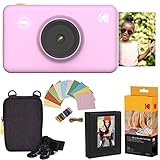 Kodak Mini Shot Instant Camera (Pink) Deluxe Bundle