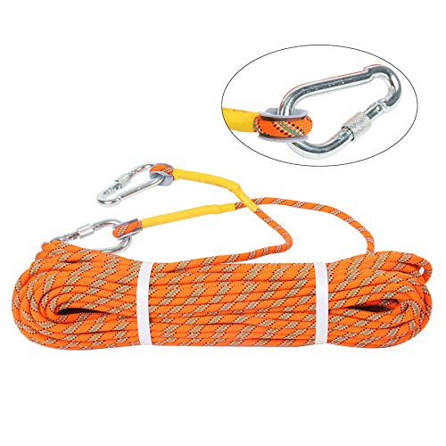 YaeGarden Outdoor Climbing Rope 30M (98ft) Rock Climbing Rope 8MM Diameter Escape Rope Climbing Equipment Fire Rescue Parachute Rope - Thumbnail 2