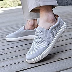 konhill Men's Slip on Sneaker - Knit Walking