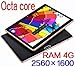 Tablet 10 inch Octa Core Black PC 2560X1600 IPS 4GB RAM 64GB ROM 8.0MP WIFI 3G 4G with sim card tablet telefono Dual Camera Tablets Android5.1 electronics 7 8 9 10.1
