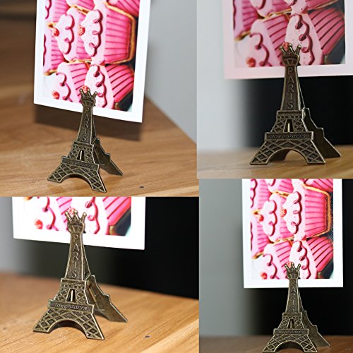 Blummy Photo Memo Clip Wood Base Holder Stand for Notes/Business Card/Card/Message Bar/Postcard/Mission Card/Memorandum/Fujifilm Instax Film/HP Sprocket Paper/Polaroid Camera Film (color 2) - Thumbnail 3