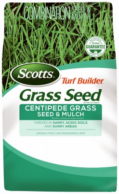 CENTIPEDEGRASS SEED & MULCH, 5-LBS., COVERS 2,000 SQ. FT.