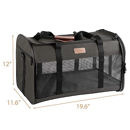 Akinerri Airline Approved Pet Carriers,Collapsible Soft Sided Pet