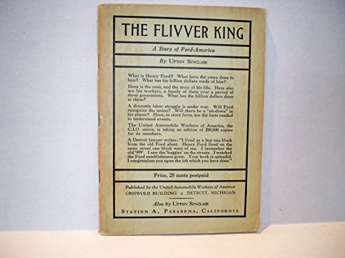 THE FLIVVER KING, by Upton Sinclair