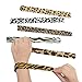 Fun Express Animal Print Slap Bracelets - Assorted 12 Pack