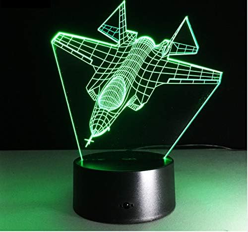 Tischleuchte Flugzeug 3D Nachtlicht Versorgung Visuelle Flugzeuge