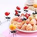 36Pcs Fruit Toothpick Dessert Forks, Plastic Ants Animal Appetizer Forks