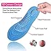 Shoe Insoles Women, (2 Pairs Blue) Arch Support Insoles Breathable, New Material, 5D Sponge Barefoot Comfort Insoles and High Heel Inserts, for Massaging, Arch Pain and Foot Pain Relievethumb 2