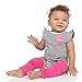 juDanzy 3 Pair Baby Girl Leg Warmers Solid Hot Pink, Solid White, Cozy Pink(One Size)