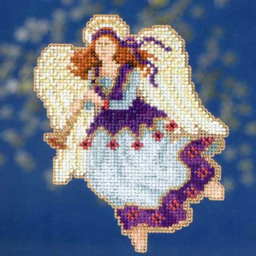 Seraphina - Angel Trilogy - Beaded Cross Stitch Kit MH194303 by Wichelt