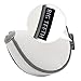 Big Teeth Small Golf Putter Cover Half Mallet Mini Golf Headcover Club Head Protector Magnetic Closure for Scotty Cameron Taylormade Odyssey Club (White)
